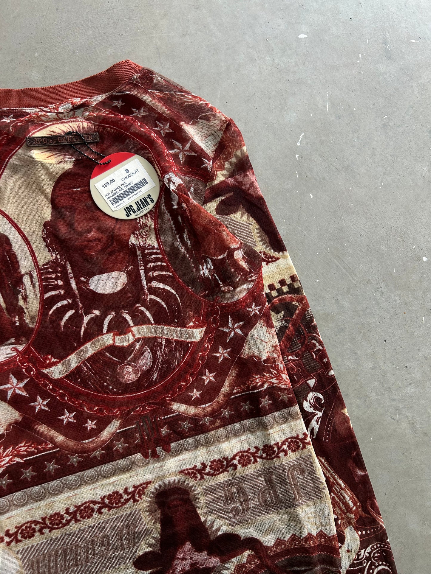 Jean Paul Gaultier 00's Native American Mesh