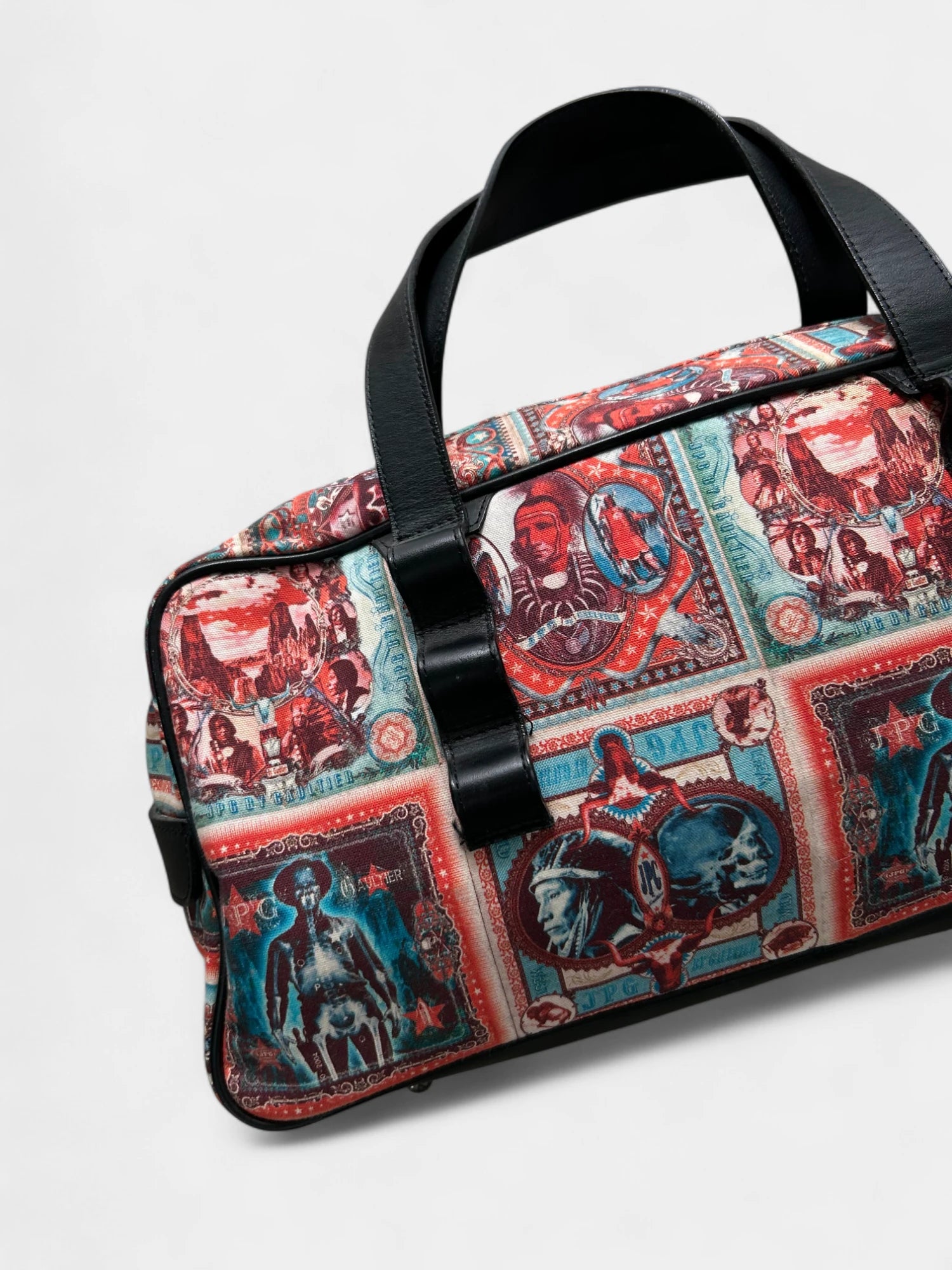Jean Paul Gaultier 1996 Native Print Bag