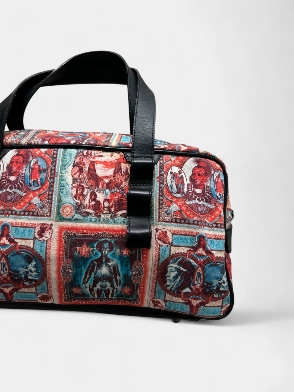 Jean Paul Gaultier 1996 Native Print Bag