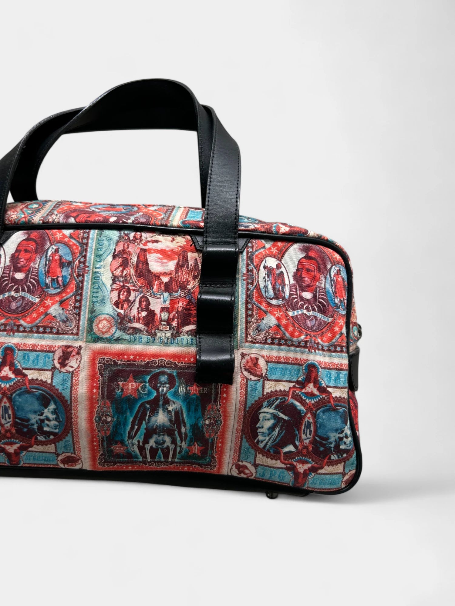 Jean Paul Gaultier 1996 Native Print Bag