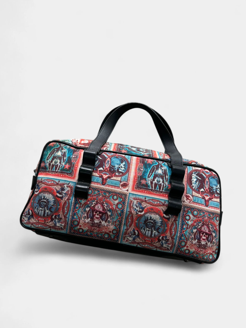 Jean Paul Gaultier 1996 Native Print Bag