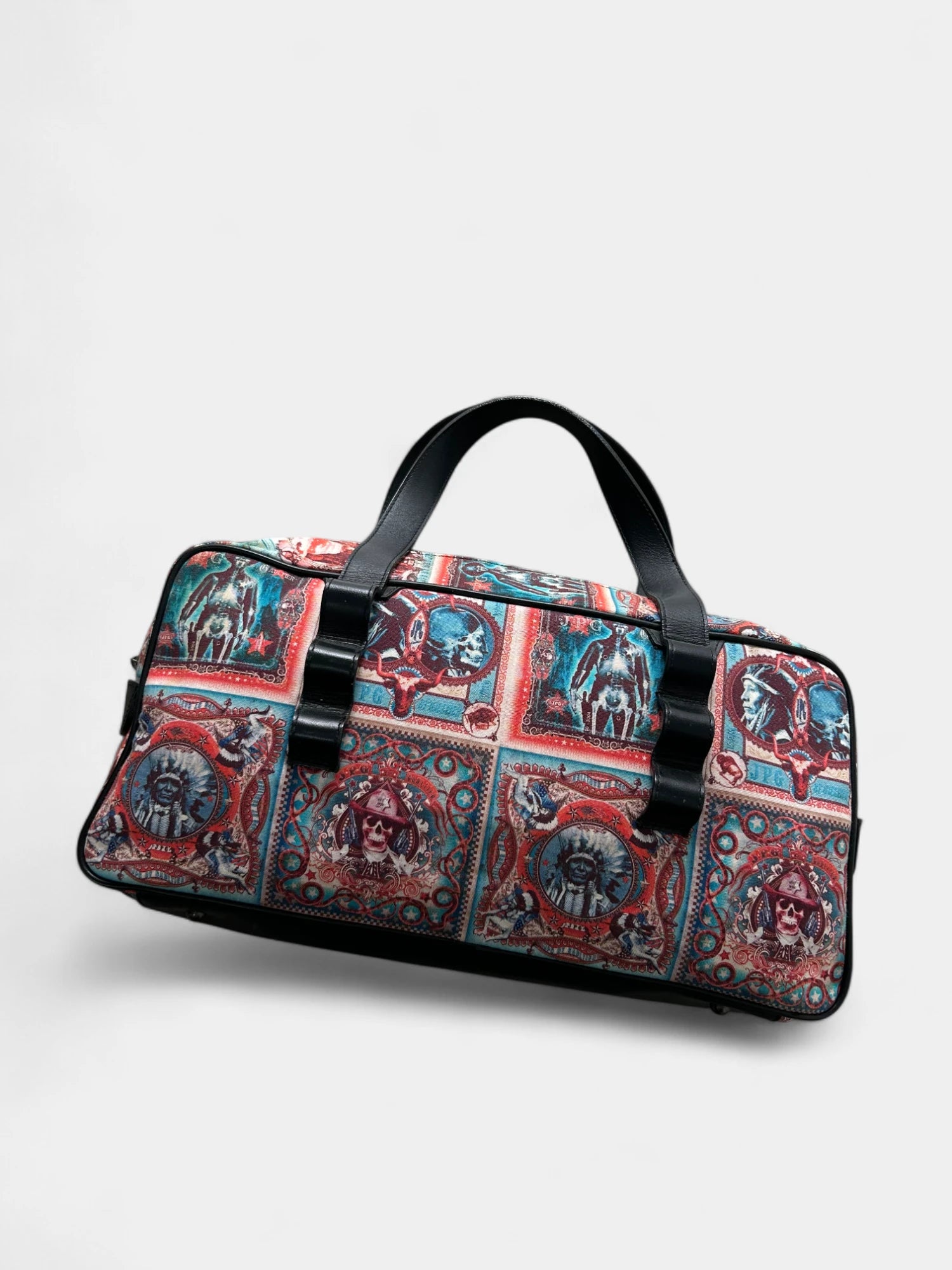 Jean Paul Gaultier 1996 Native Print Bag