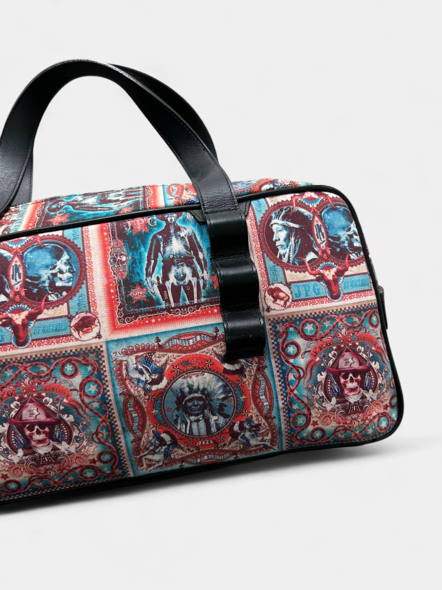 Jean Paul Gaultier 1996 Native Print Bag