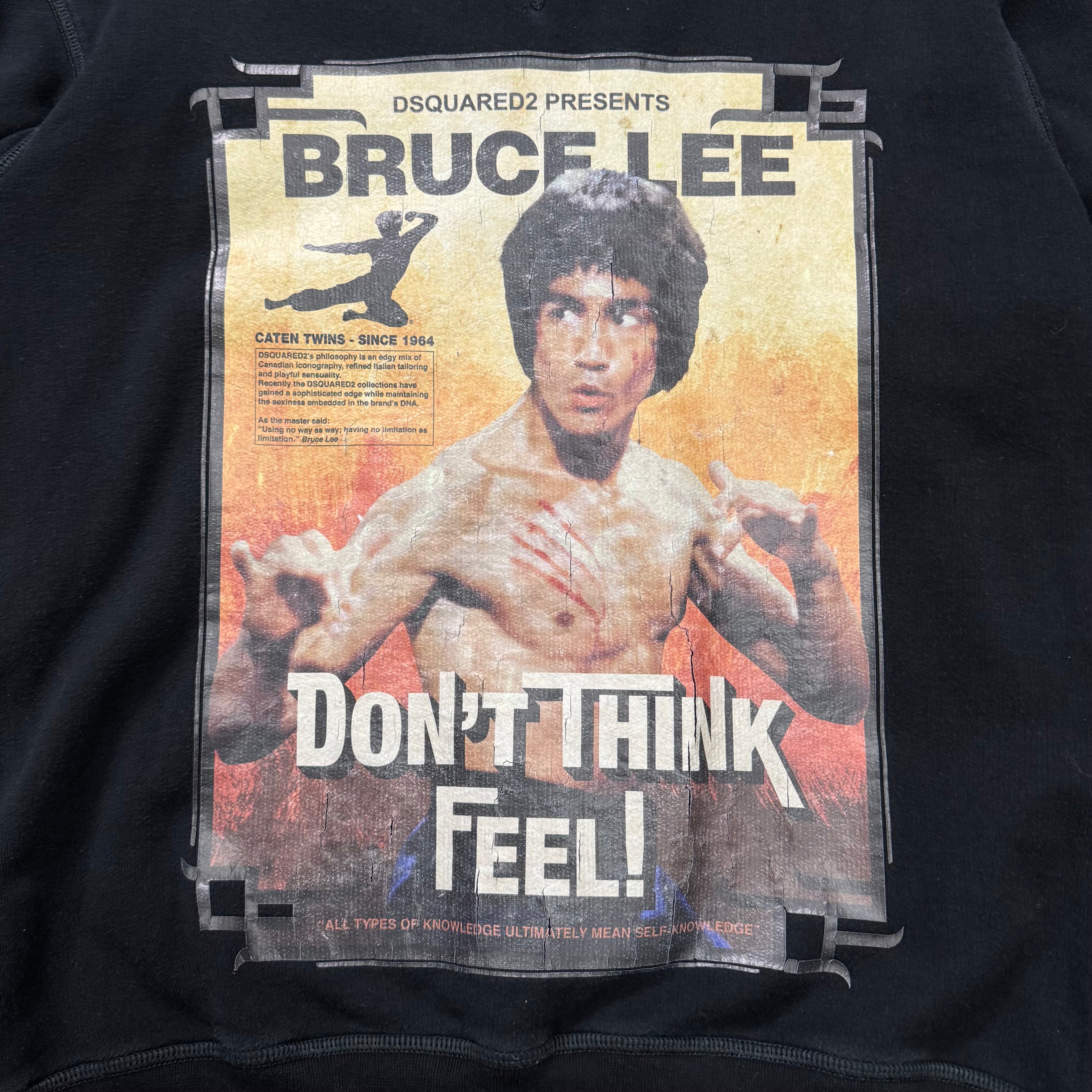 Dsquared2 Bruce Lee Graphic Crewneck Sweatshirt