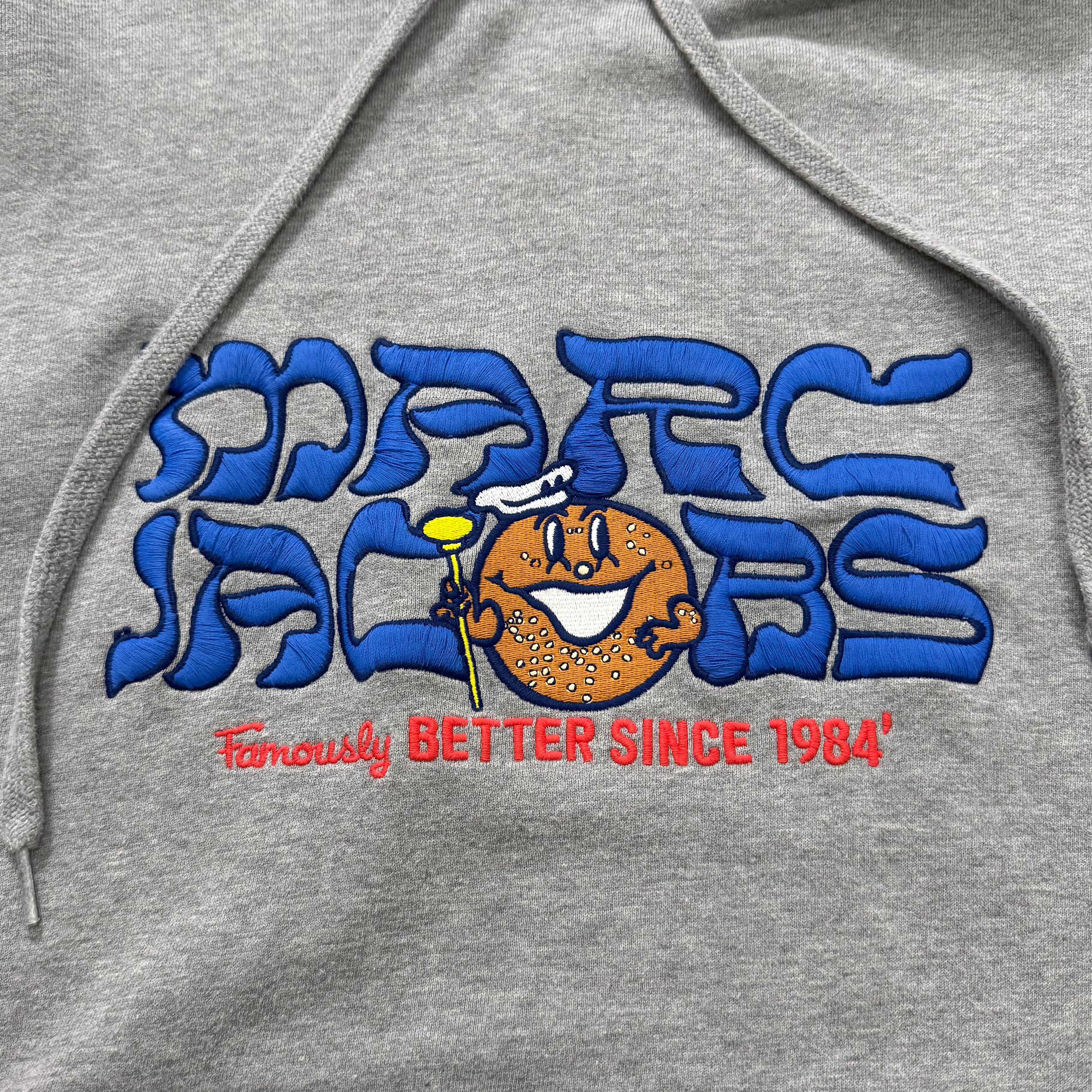 Marc Jacobs x Avi Gold Embroidered Orange Character Grey Hoodie