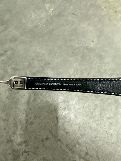 Chrome Hearts Leather Temple Sunglasses