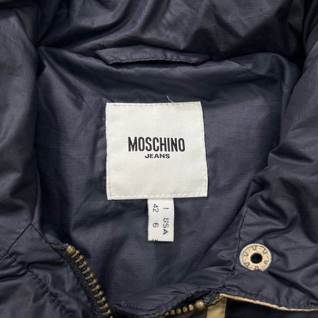 Moschino Union Jack Light Puffer Jacket