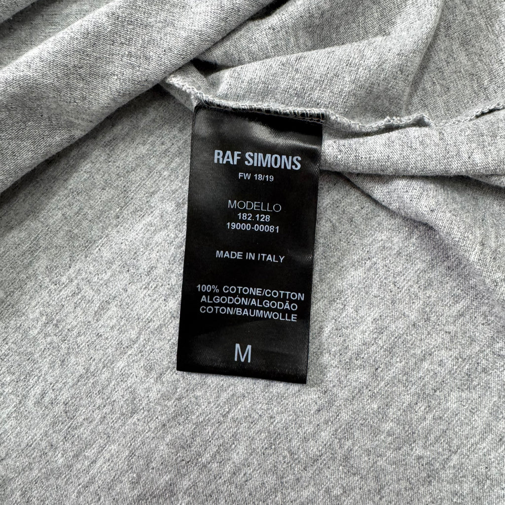 Raf Simons AW18 "LSD XTC" Graphic Grey T-Shirt