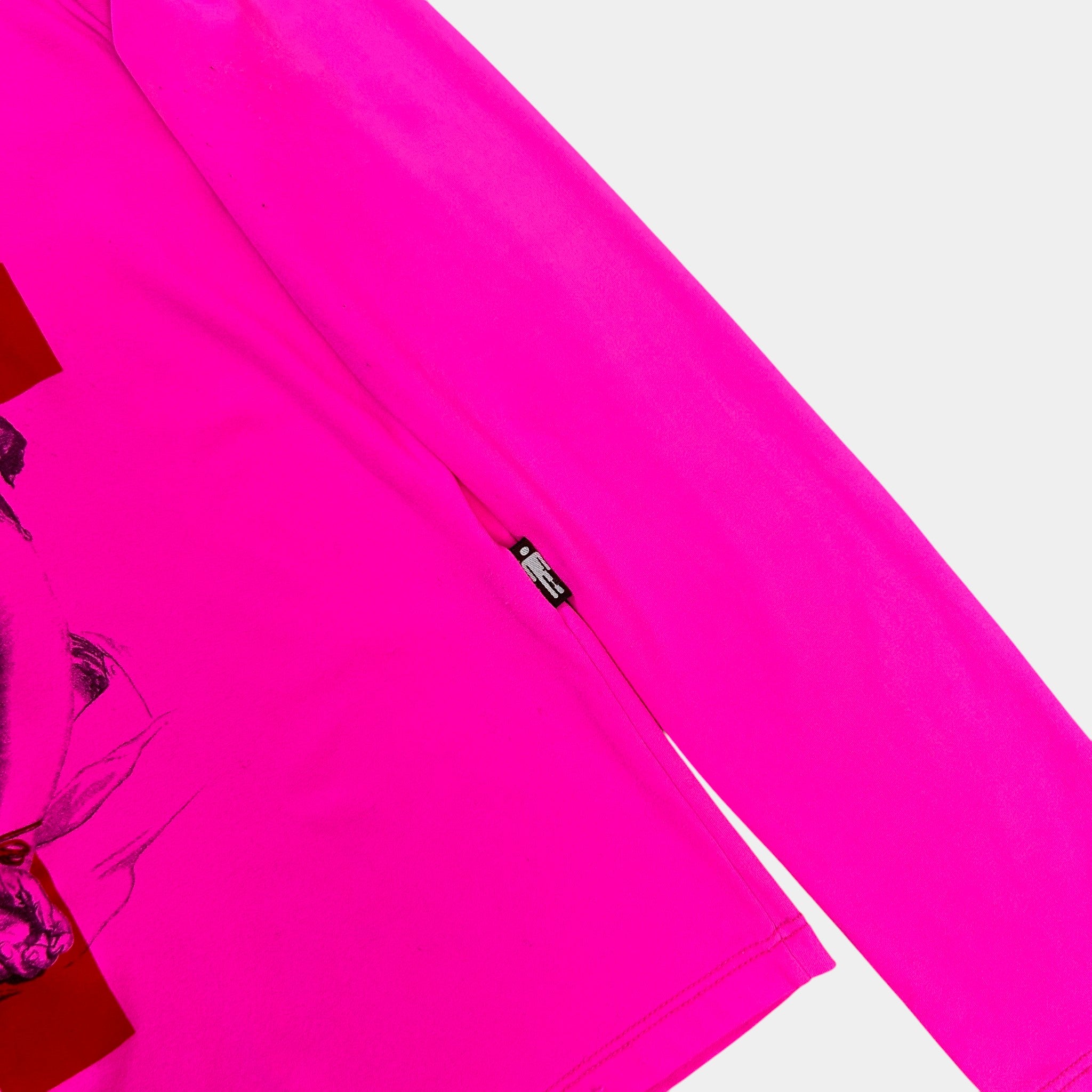Jean Paul Gaultier 2000's Fluor Pink Stretch Longsleeve
