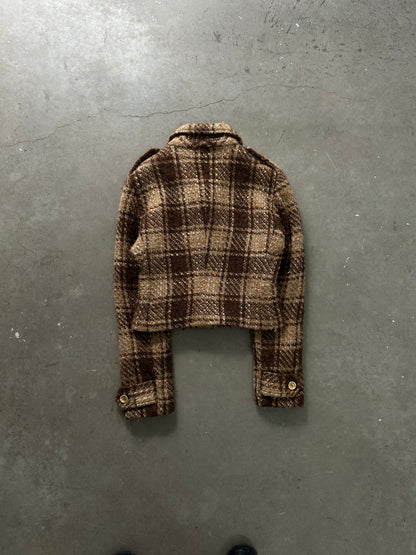Dolce & Gabbana 00's Checkered Wool Jacket