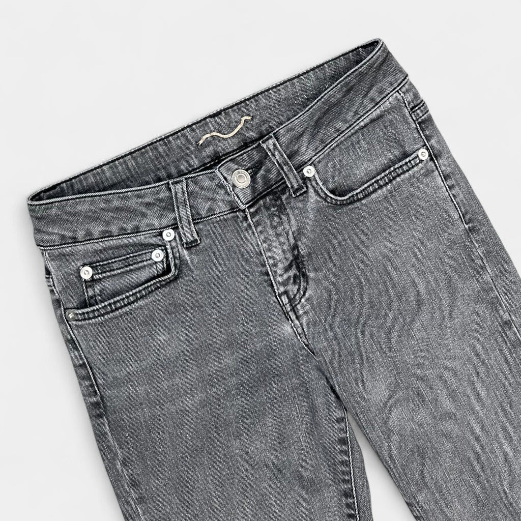 Saint Laurent Grey Washed Skinny Jeans