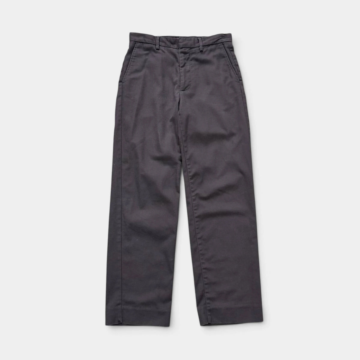 Acne Studios Straight Leg Cotton Twill Trousers