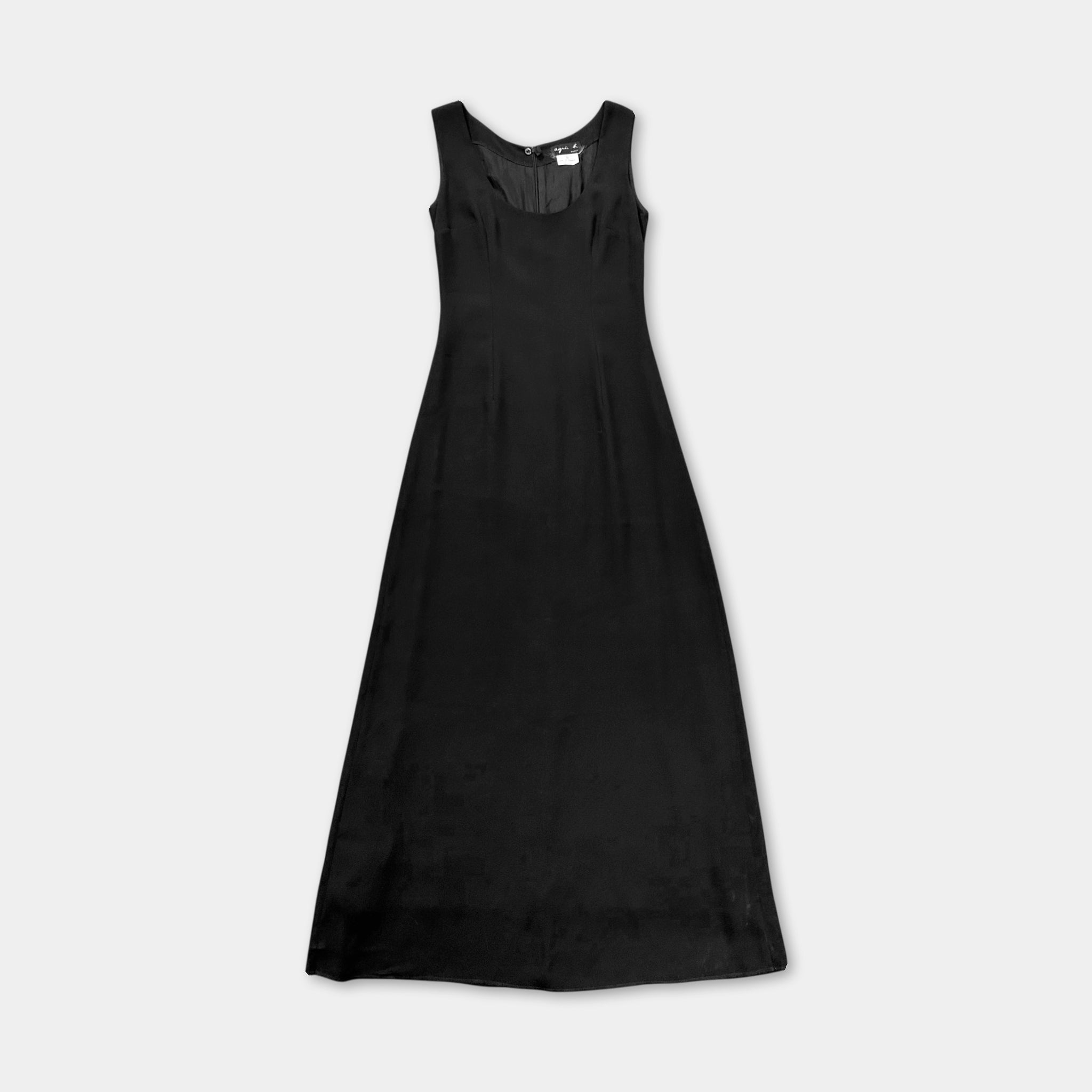 Agnès B. 90's Maxi Dress Black
