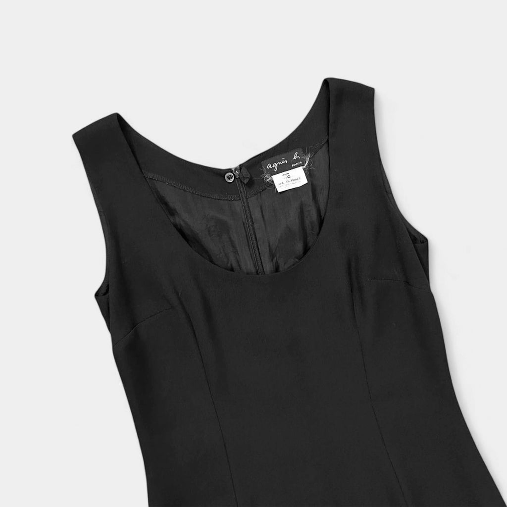 Agnès B. 90's Maxi Dress Black