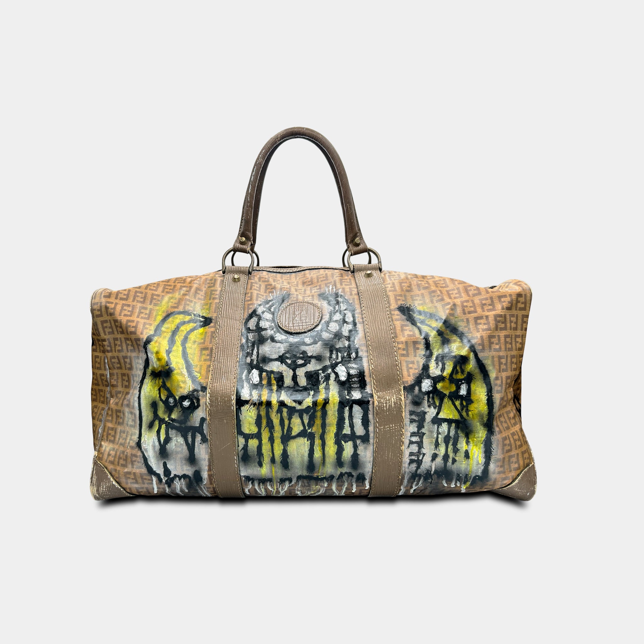 Alehsy x Fendi Monogram Travel Bag