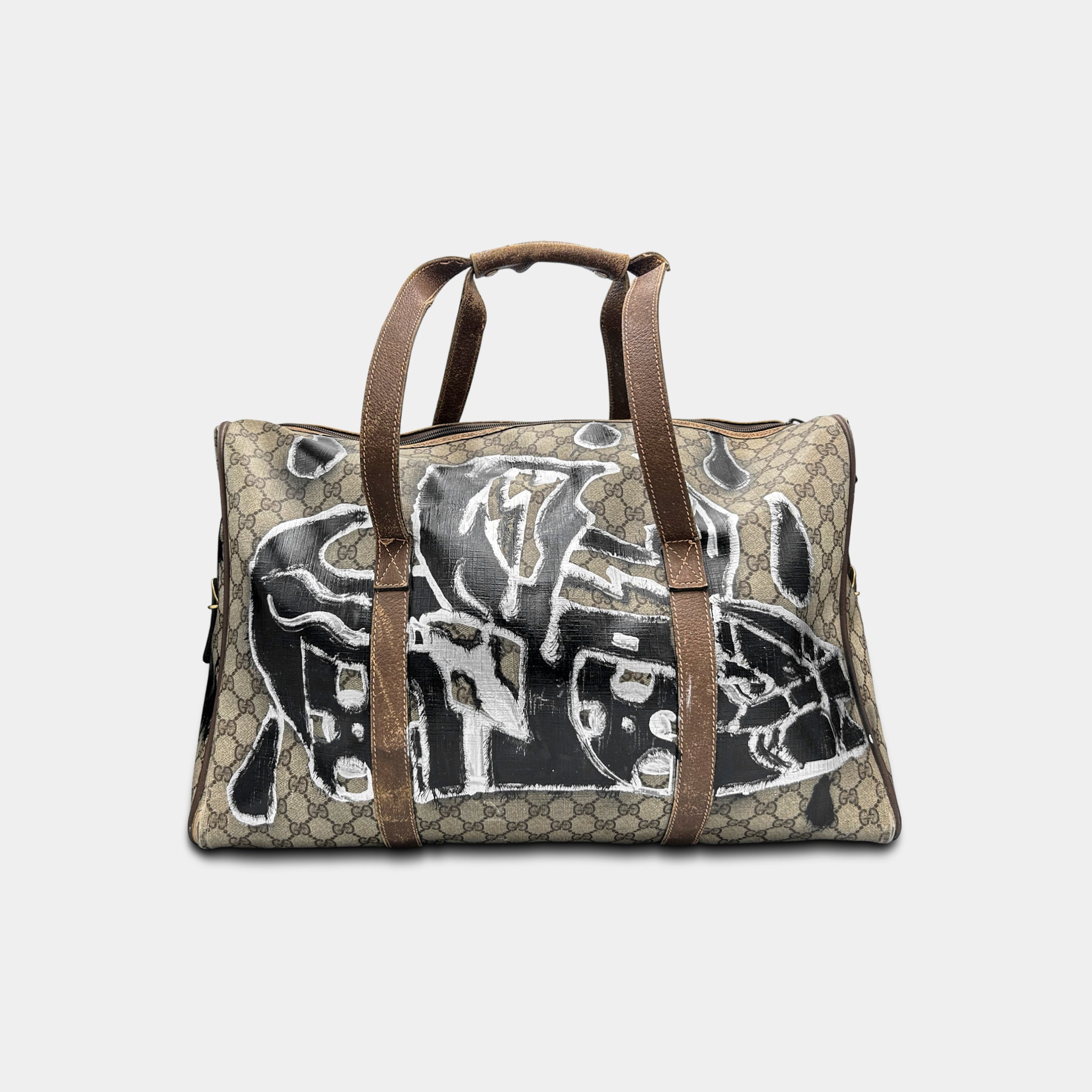 Alehsy x Gucci Monogram Travel Bag