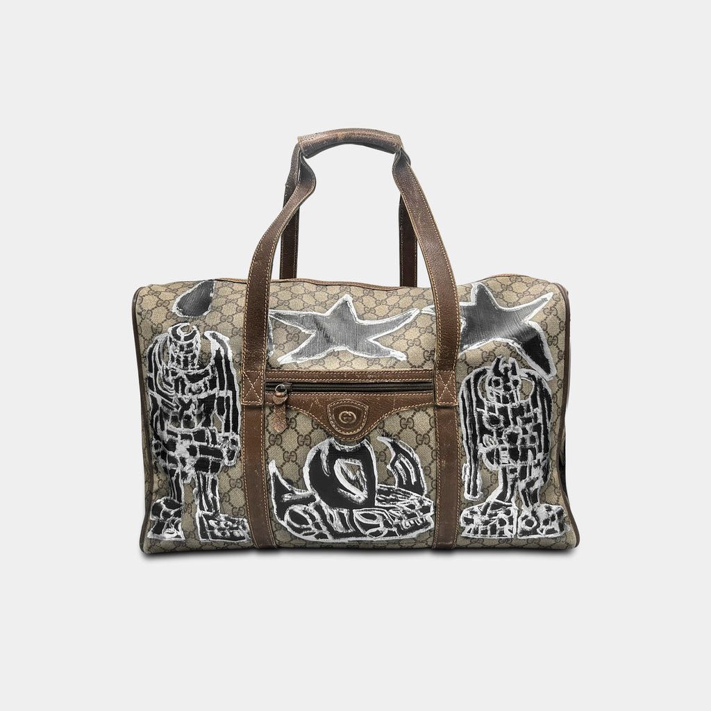 Alehsy x Gucci Monogram Travel Bag