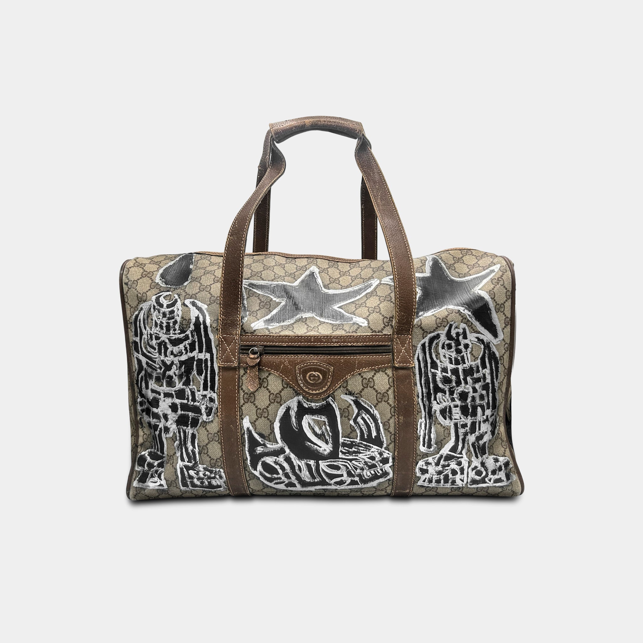Alehsy x Gucci Monogram Travel Bag