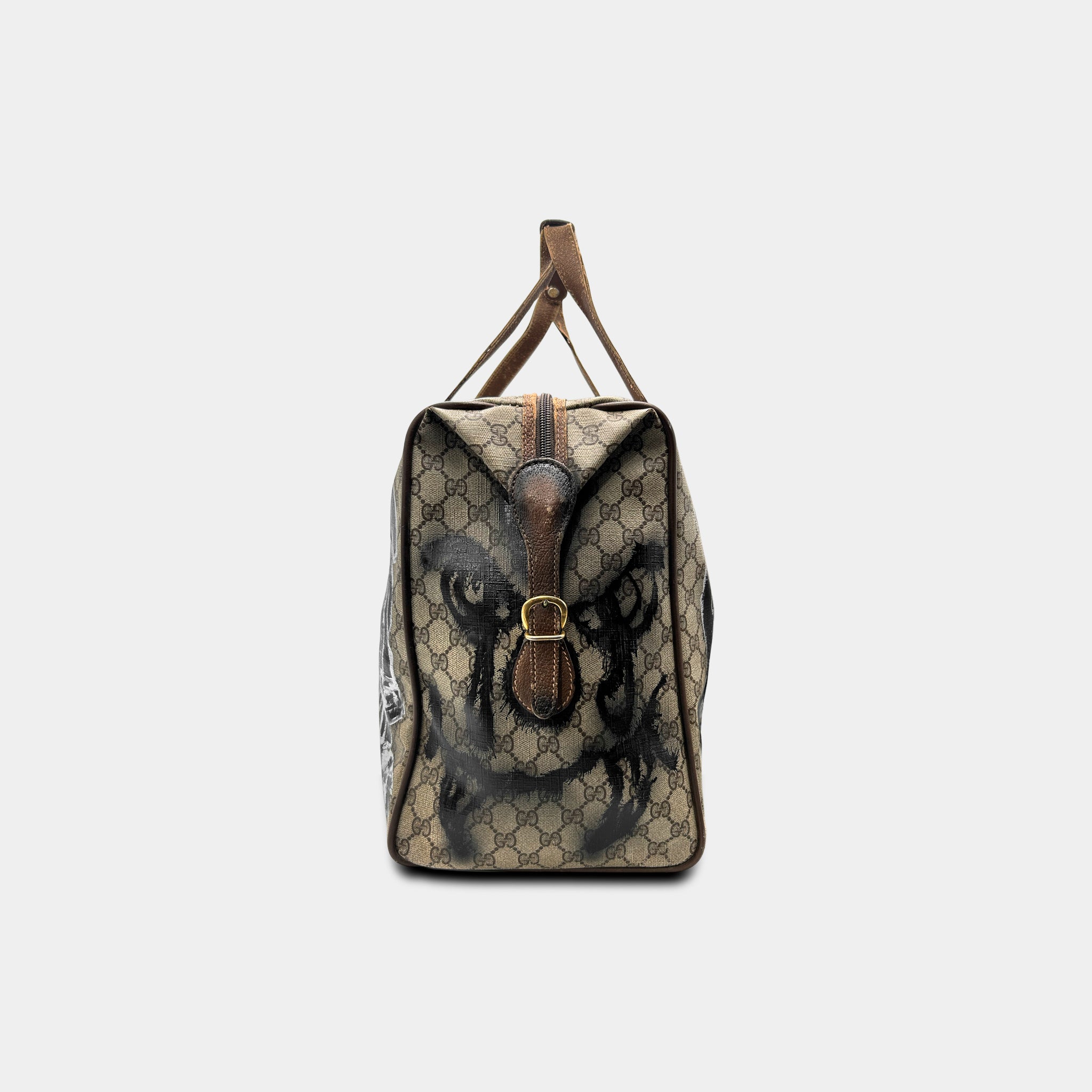 Alehsy x Gucci Monogram Travel Bag