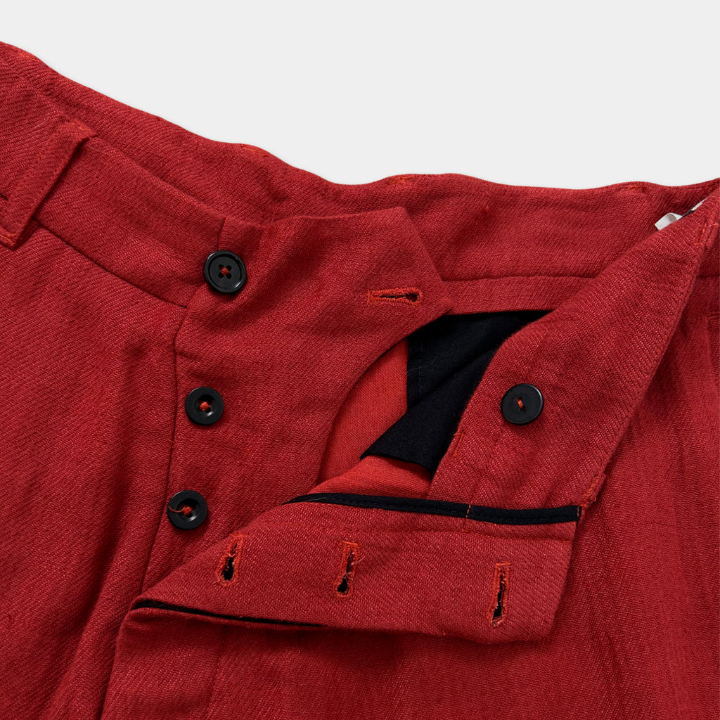 Ann Demeulemeester Sample Wool Tailored Shorts