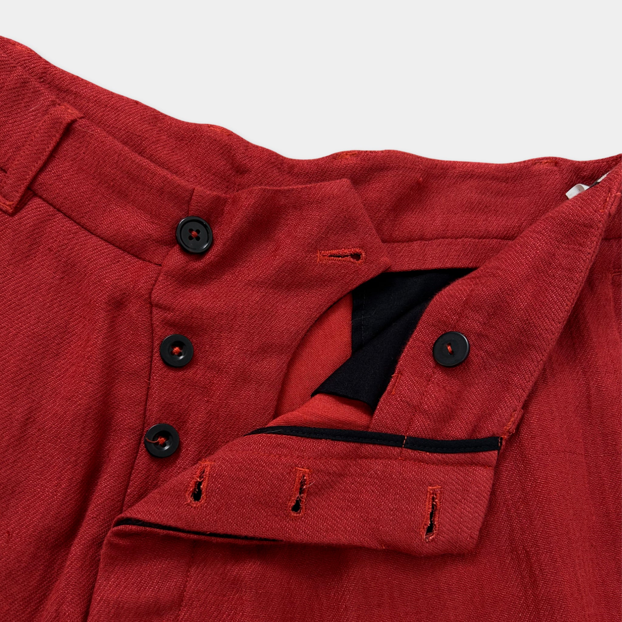 Ann Demeulemeester Sample Wool Tailored Shorts