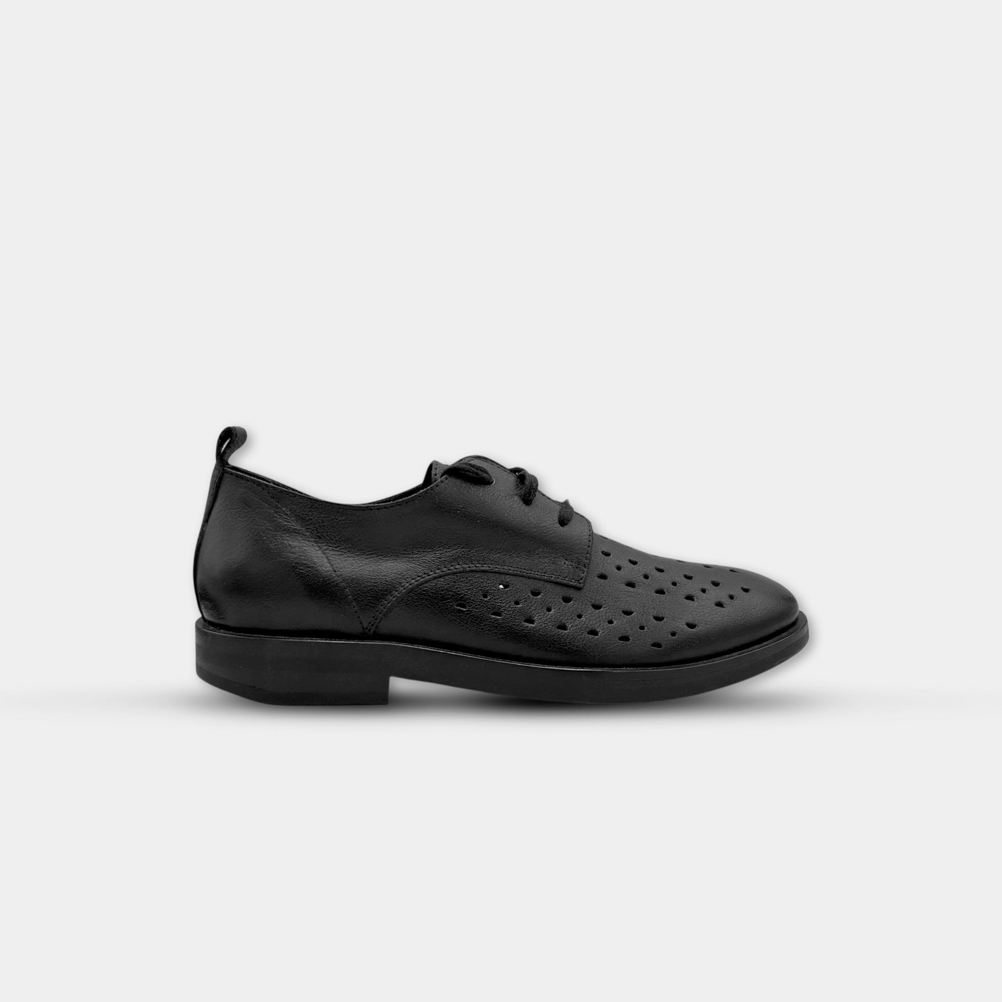 Ann Demeulemeester Perforated Lace-up Derbies