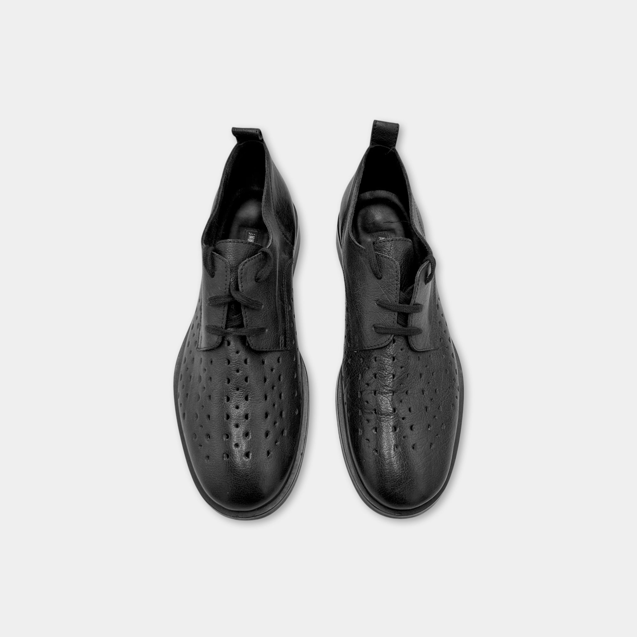 Ann Demeulemeester Perforated Lace-up Derbies