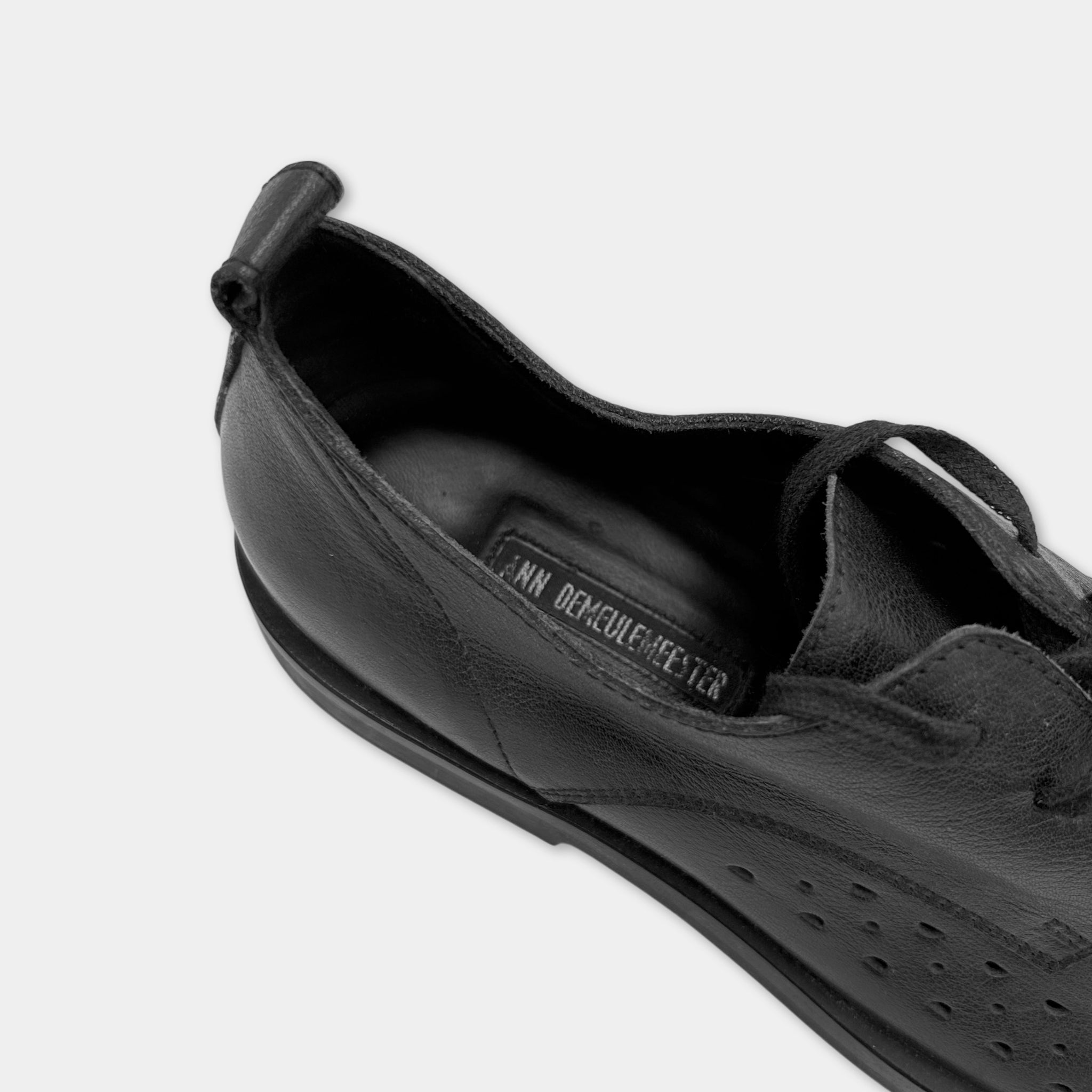 Ann Demeulemeester Perforated Lace-up Derbies