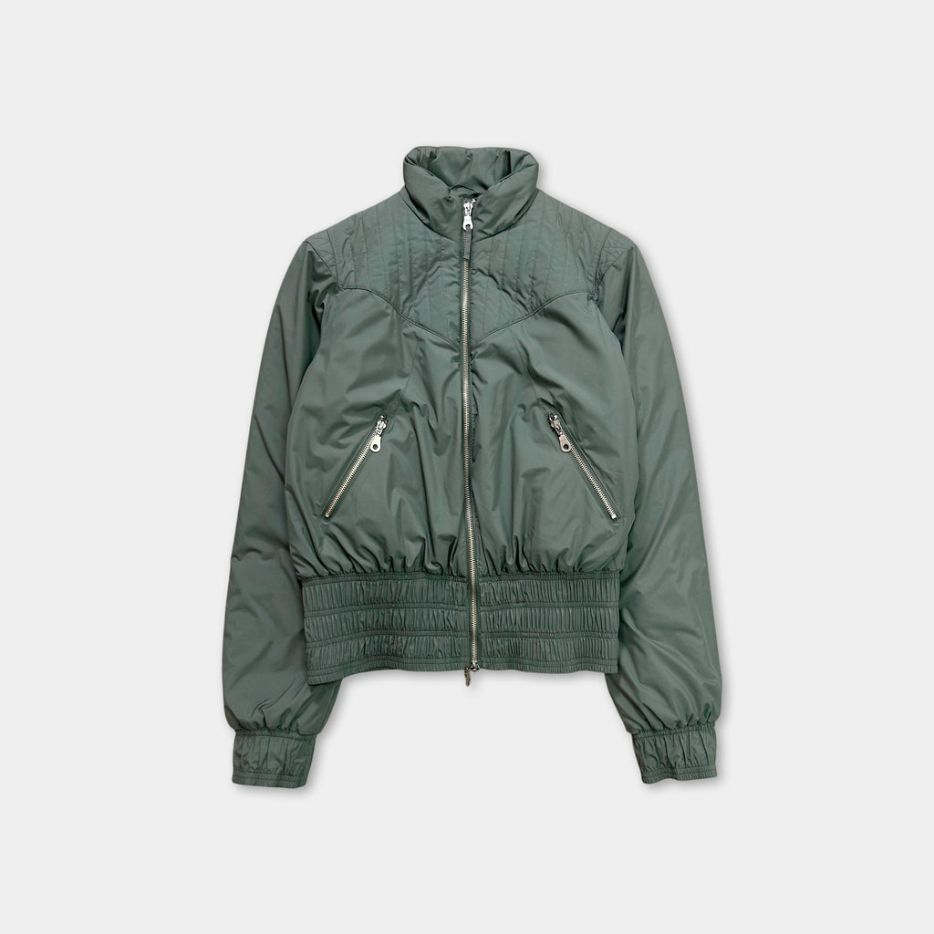 Armani Jeans Cropped Olive Green Jacket