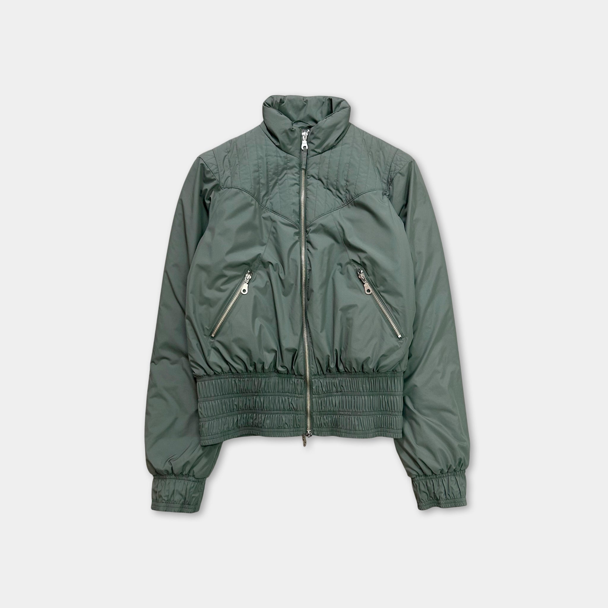 Armani Jeans Cropped Olive Green Jacket
