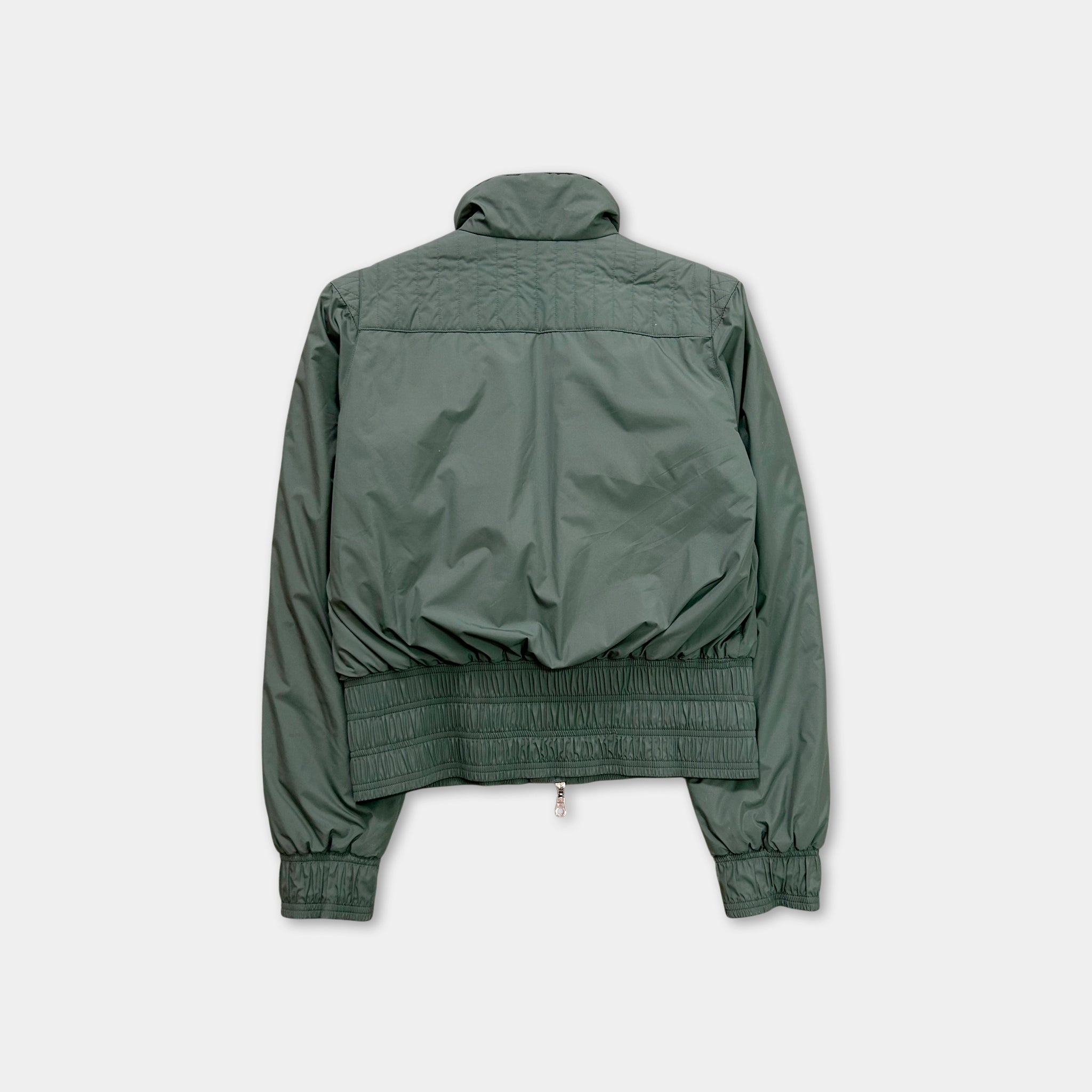 Armani Jeans Cropped Olive Green Jacket