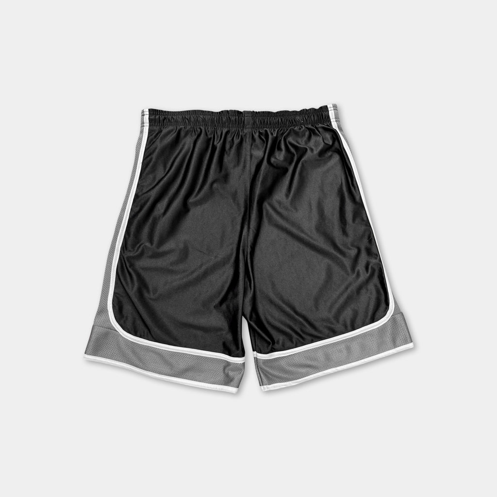 EA7 Emporio Armani Black Mesh Basketball Shorts