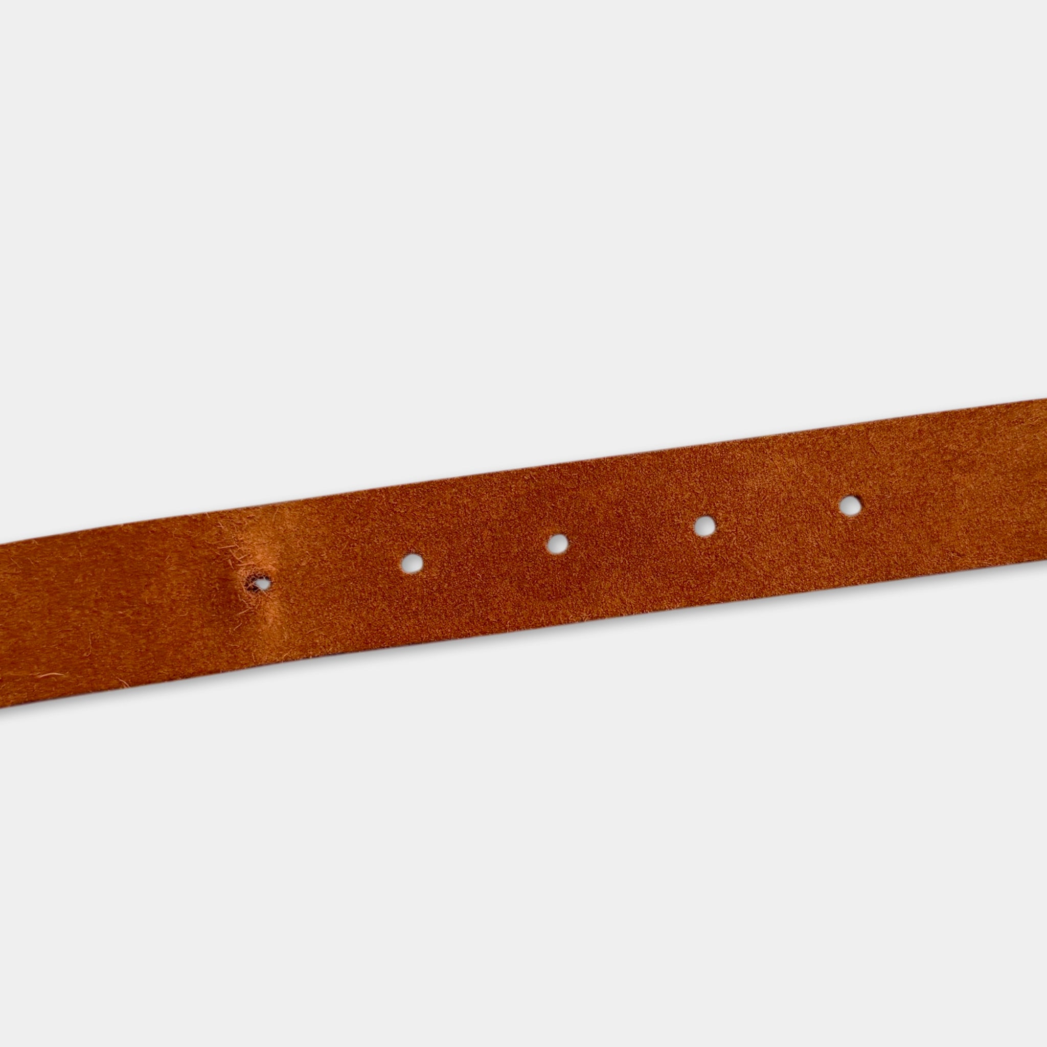 Armani Jeans Brown Suede Studded Belt