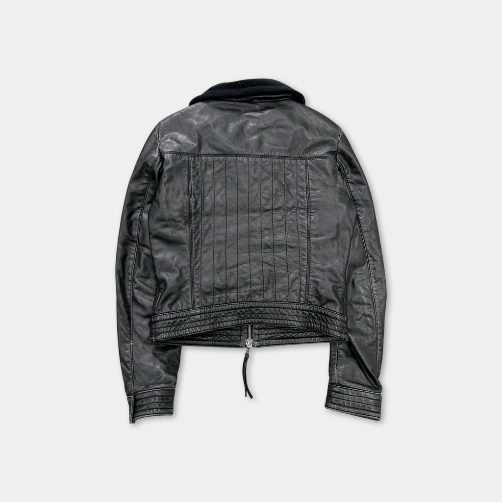 Armani Jeans Lambskin Leather Jacket