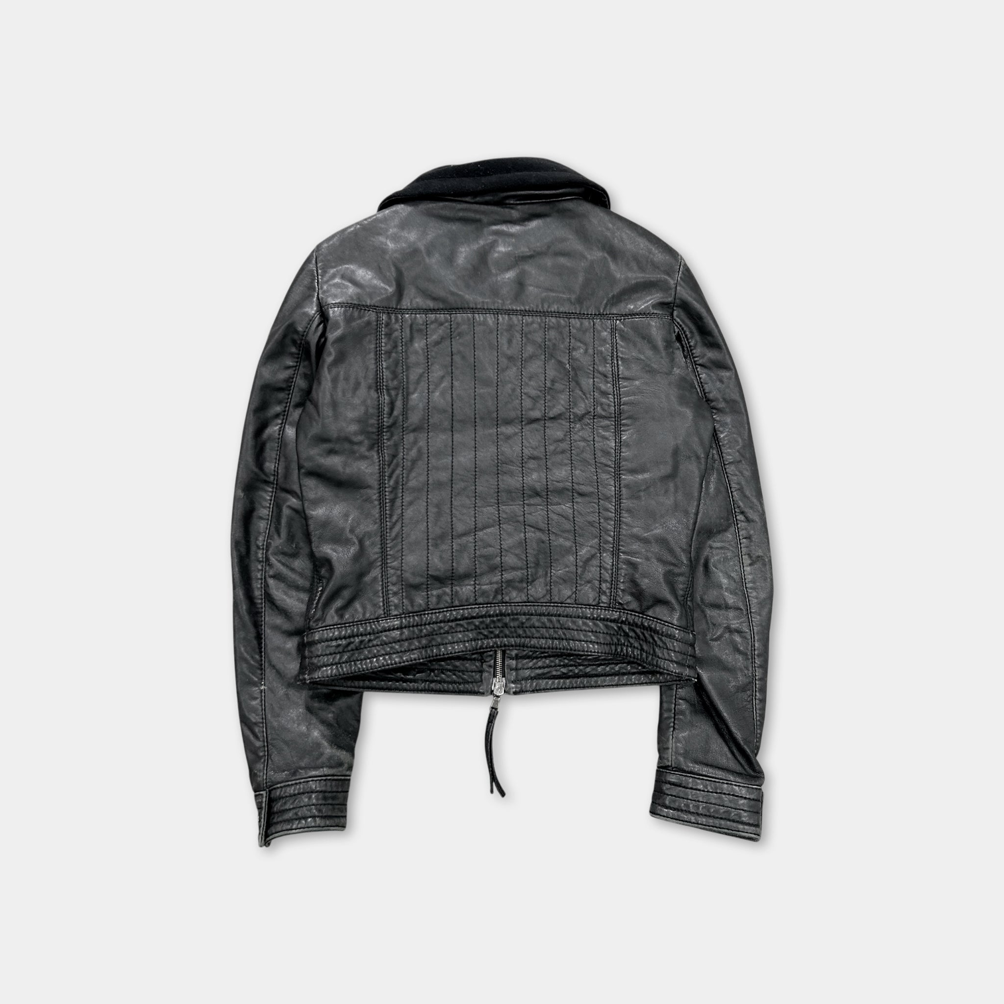 Armani Jeans Lambskin Leather Jacket