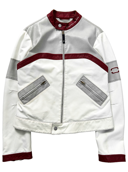 Armani 00's Leather Racing Jacket (S/M)