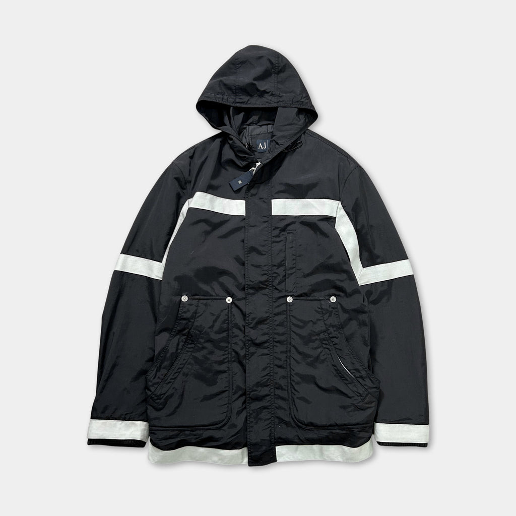 Armani Jeans Classic Black Windbreaker Jacket