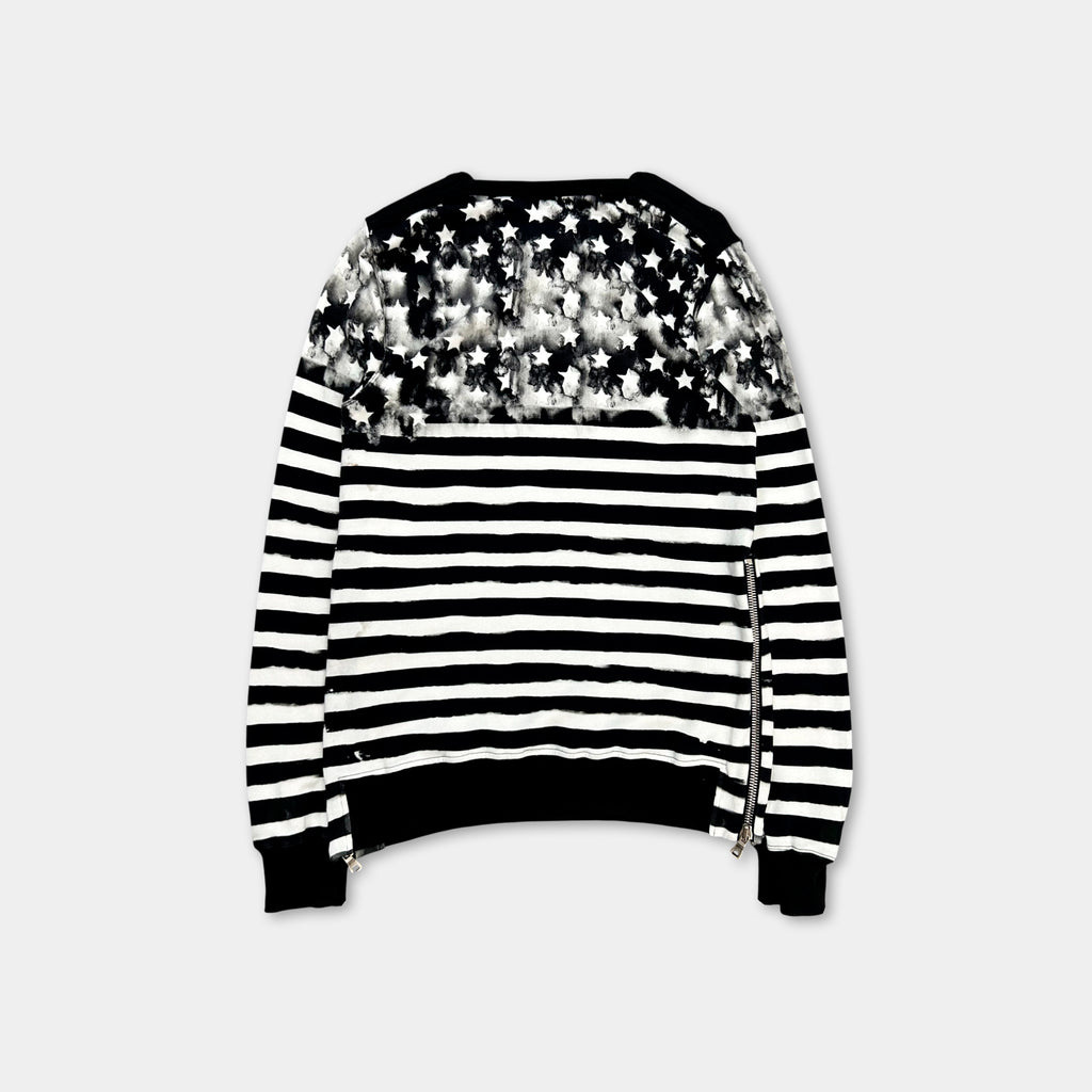 Balmain USA Flag Sweatshirt