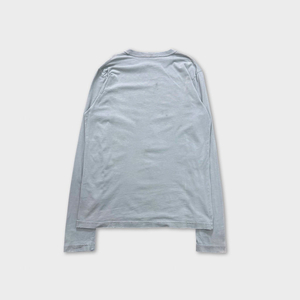 Pierre Balmain Gothic Crest Distressed Long Sleeve