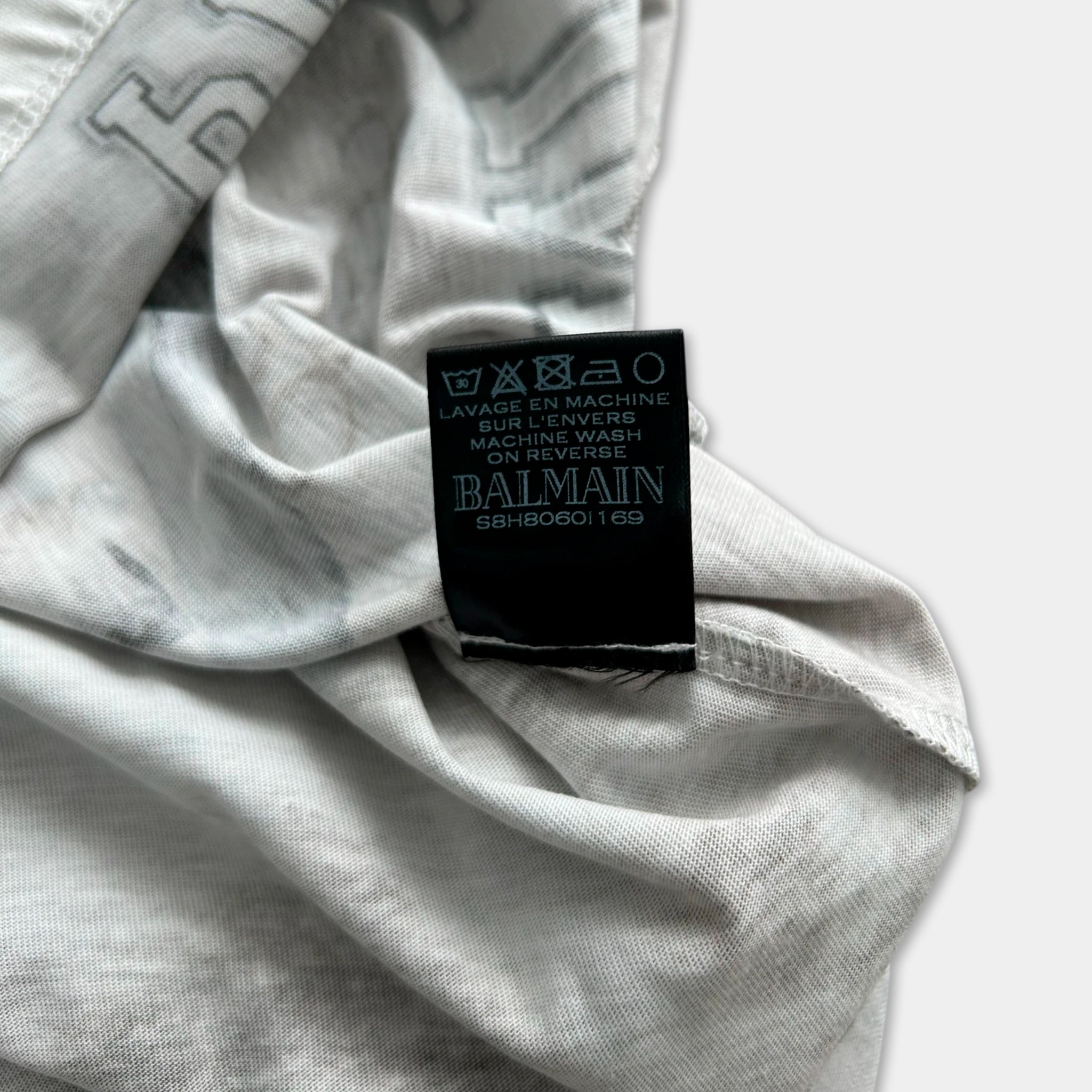 Balmain 2009 American War Graphic T-Shirt White