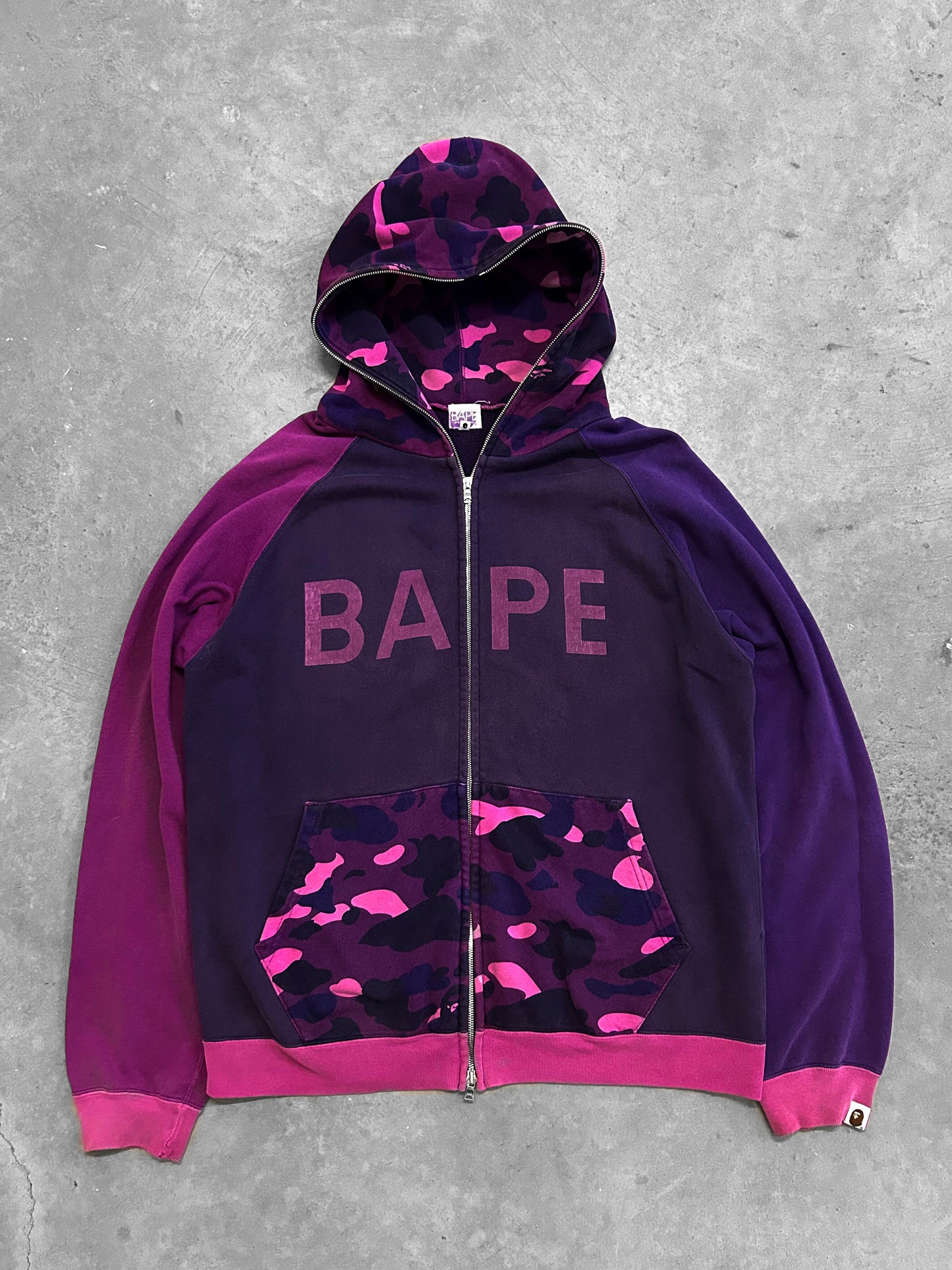 A Bathing Ape Nigo Purple Camo Jacket (L)
