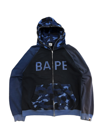 "A Bathing Ape" Blue Camo Jacket (L)