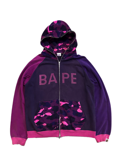 A Bathing Ape Nigo Purple Camo Jacket (L)