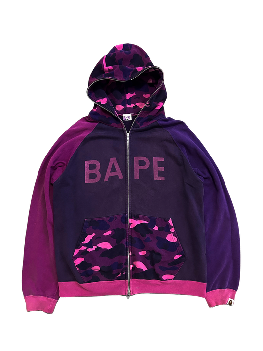 A Bathing Ape Nigo Purple Camo Jacket (L)