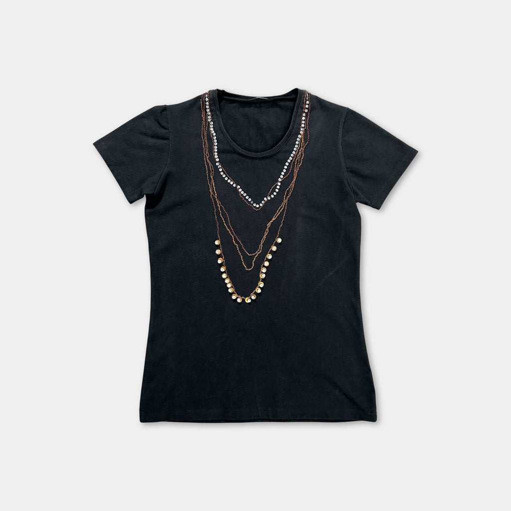 Armand Basi Rhinestone Chains Tee