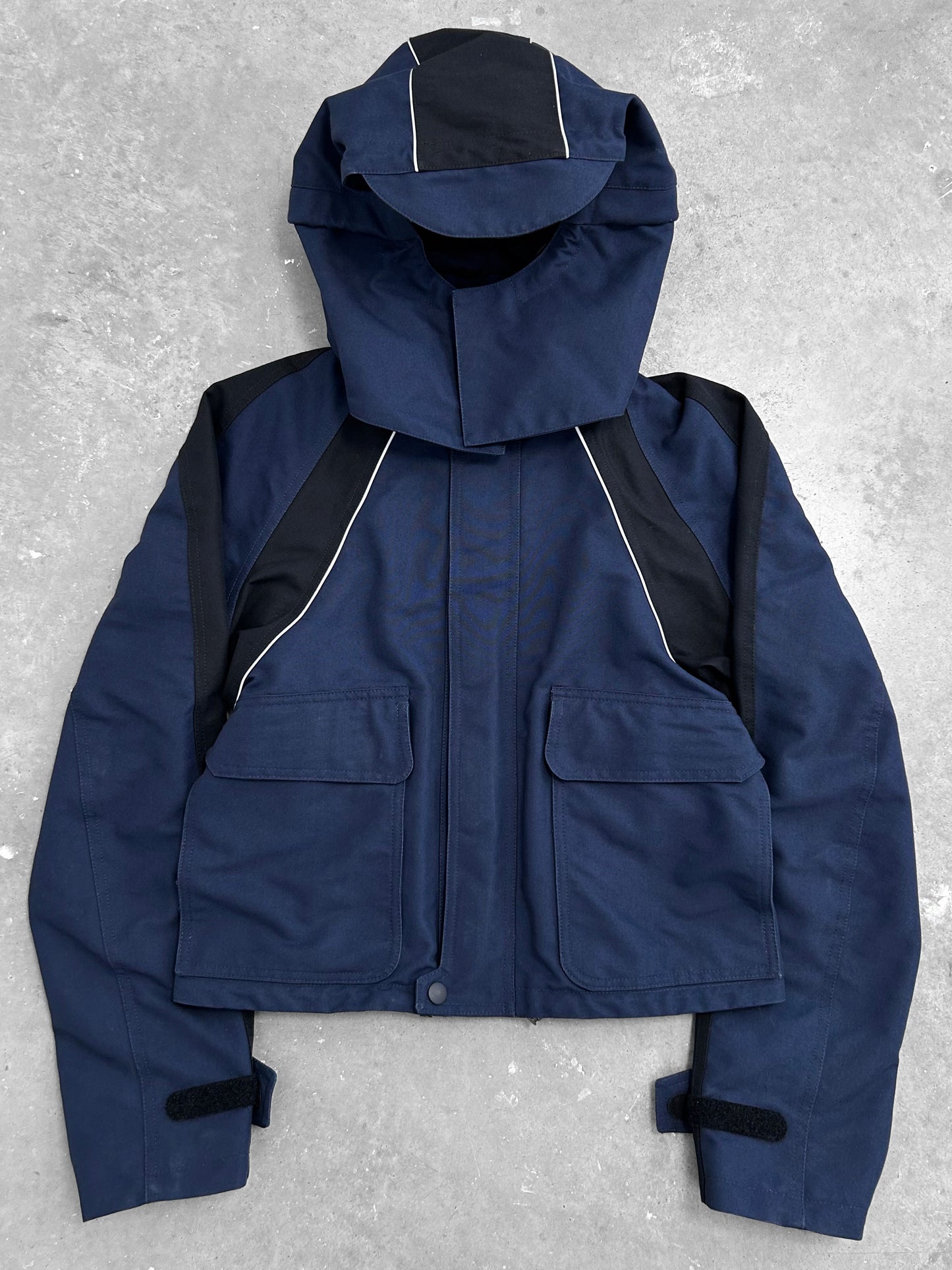 Balenciaga 2016 Swing Cropped Parka / 46