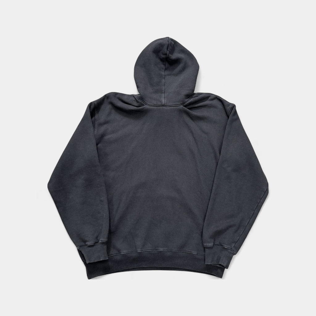 Balenciaga 2019 Pink Silicone Cursive Script Logo Oversized Hoodie