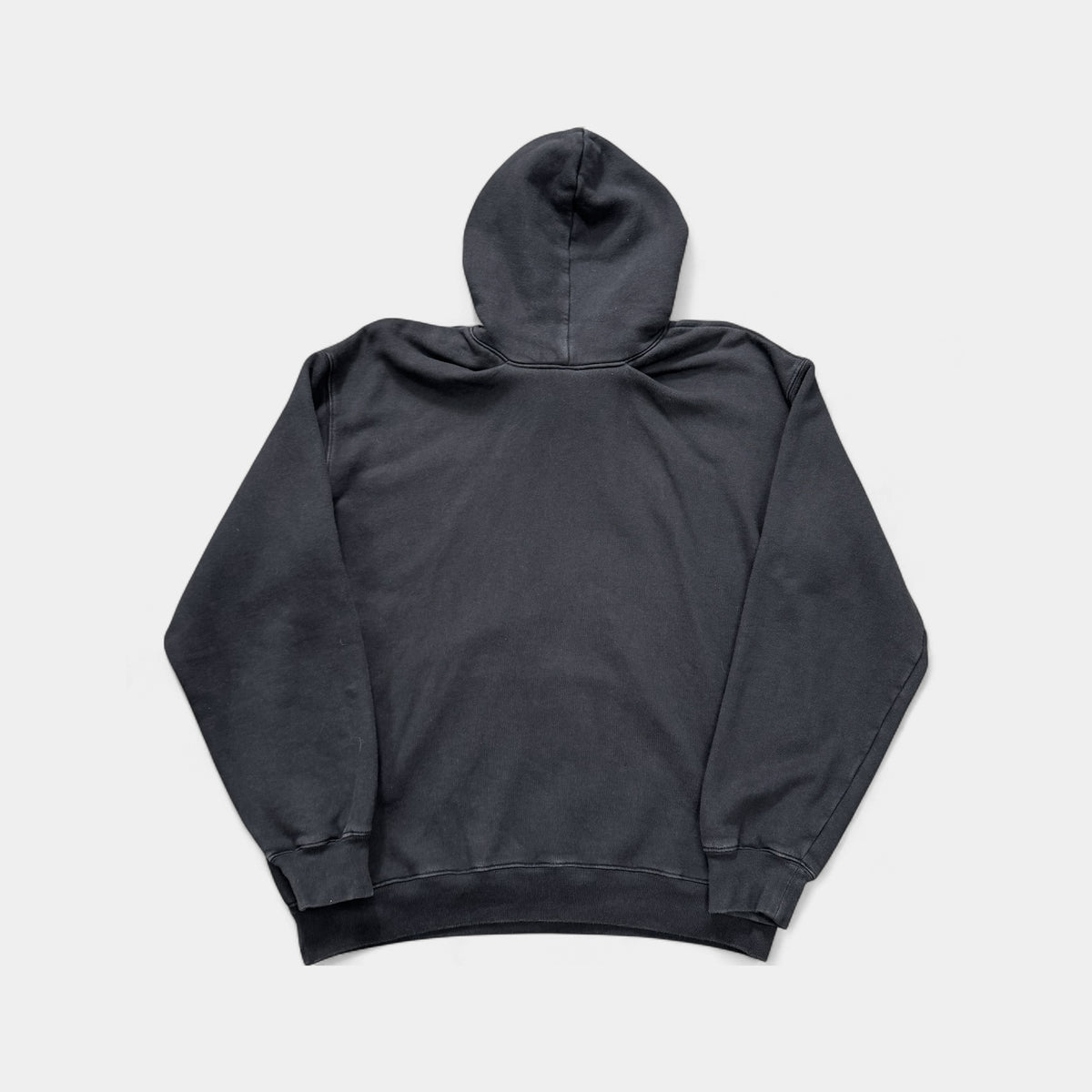 Balenciaga 2019 Pink Silicone Cursive Script Logo Oversized Hoodie