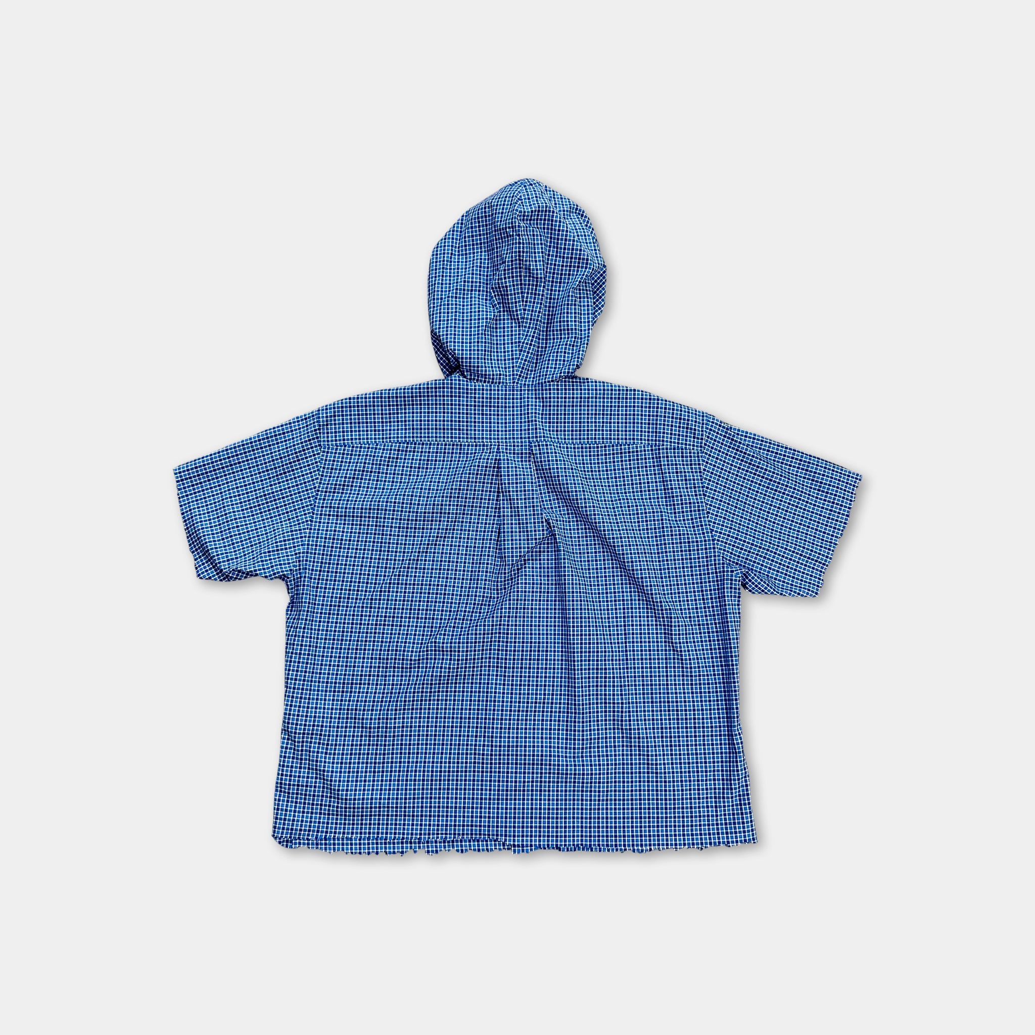 Balenciaga Hooded Checkered Shirt