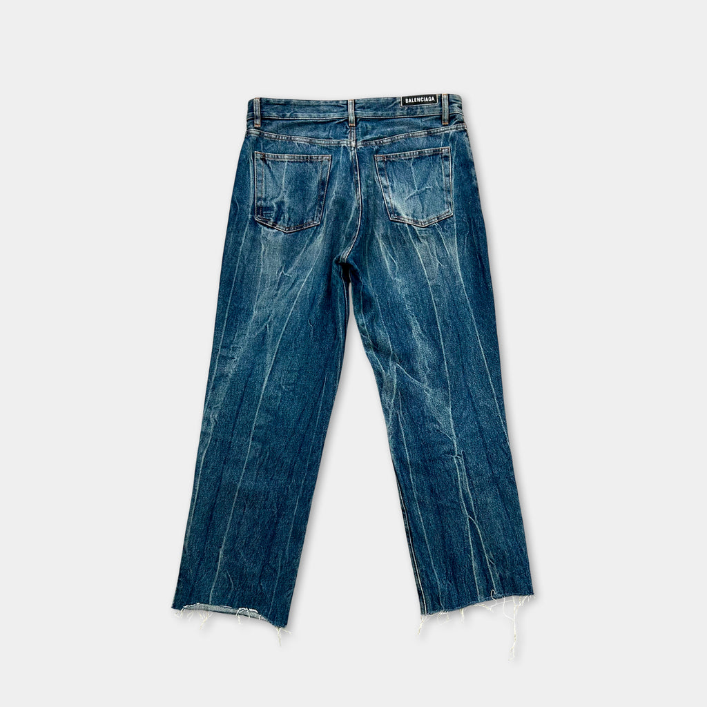 Balenciaga 2019 Marble Wash Jeans
